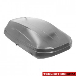 Автобокс FirstBag 370L сив