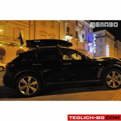 Автобокс Menabo Mania 320L черен металик