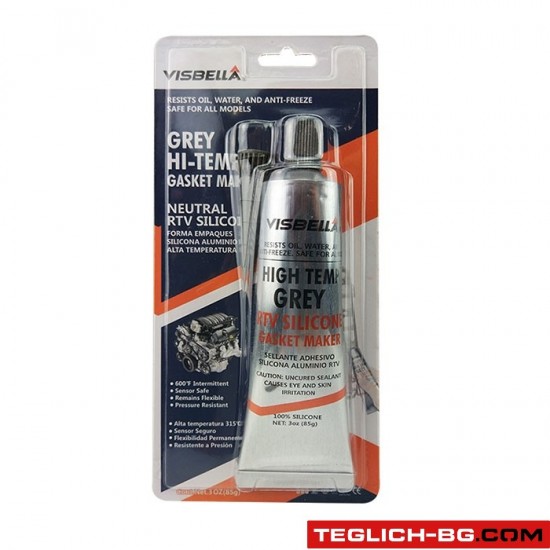 Силикон за гарнитури Visbella 85ml - сив