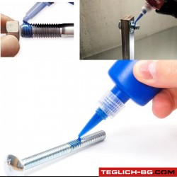 Лепило за болтове и гайки - Visbella 10мл Синьо Лепило за болтове и гайки - Visbella 10мл Синьо