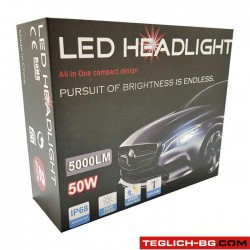Диодни крушки 3500 H3 - 50w 2бр/к-т Диодни крушки 3500 H3 - 50w 2бр/к-т