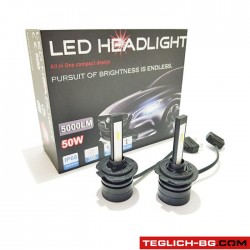 Диодни крушки 3500 H7 - 50w 2бр/к-т Диодни крушки 3500 H7 - 50w 2бр/к-т
