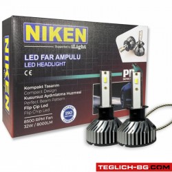 Диодни крушки NIken H1 ПРО 2бр/к-т Диодни крушки NIken H1 ПРО 2бр/к-т