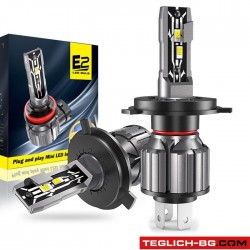 Диодни крушки Е2 H4 35W - 12V Диодни крушки Е2 H4 35W - 12V