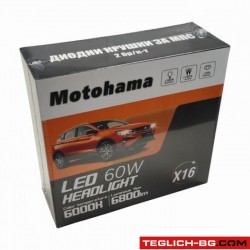 Диодни крушки Мотохама Х16 - 9006 - 12V Диодни крушки Мотохама Х16 - 9006 - 12V