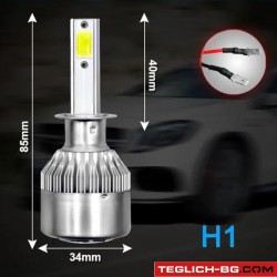 Диодни крушки C6 H1 - 36W 2бр/к-т Диодни крушки C6 H1 - 36W 2бр/к-т