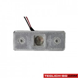 Габарит правоъгълен 0030 24V бял Габарит правоъгълен 0030 24V бял