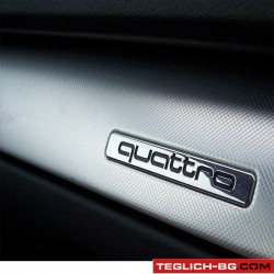 Надпис QUATTRO - сив Надпис QUATTRO - сив