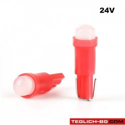 Диодни крушки за табло 24V - 28709 2бр/кт - Червен цвят Диодни крушки за табло 24V - 28709 2бр/кт - Червен цвят