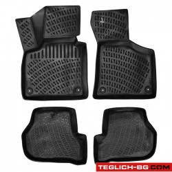 Гумени стелки RizLine за Audi A3 2006- 2013 Гумени стелки RizLine за Audi A3 2006- 2013