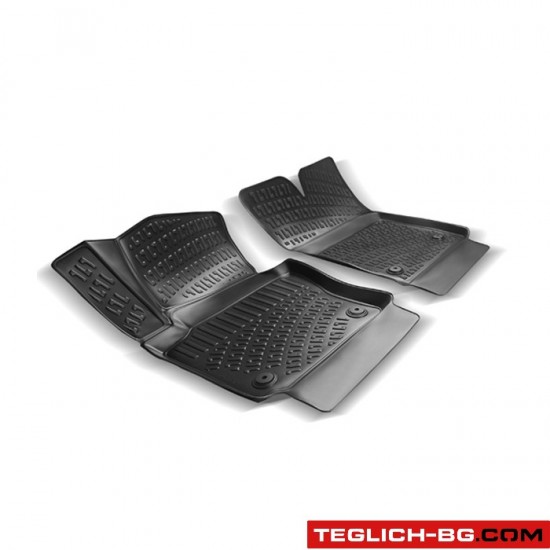 Гумени стелки RizLine за Volkswagen Caddy Panelvan 2004-2020 / 2 БР/К-Т