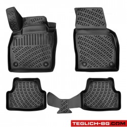 Гумени стелки RizLine за VW T-Cross 2019+ Гумени стелки RizLine за VW T-Cross 2019+