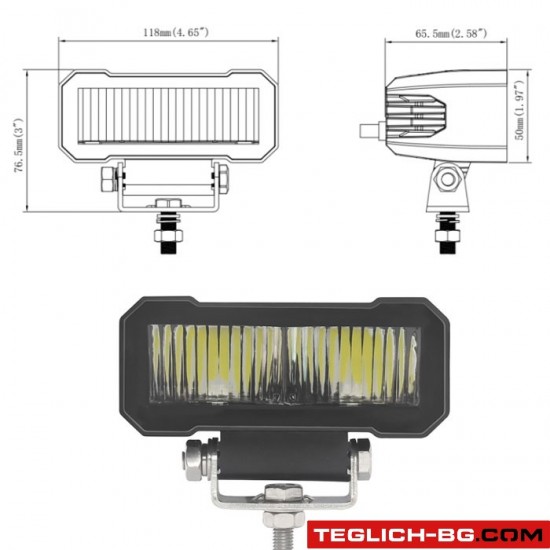 Халоген диоден - 5007 20W 1800LM