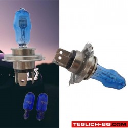 Халогенни крушки H4 + габарити Т10 Халогенни крушки H4 + габарити Т10