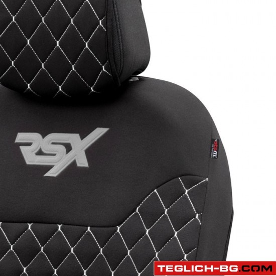 Калъф за седалка RSXL101 - 2БР/к-т черно/сиво