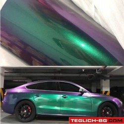 Фолио за облепяне зелен металик 1.52m x 1m GL05