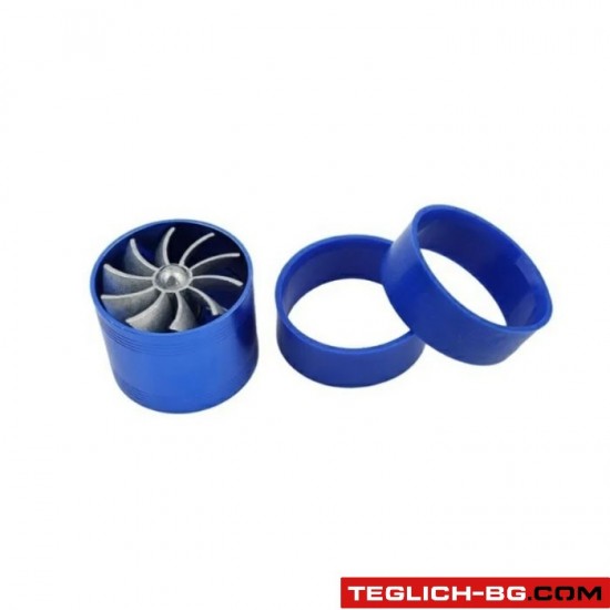 Турбо вентилатор за въздушен филтър - 8040 - син