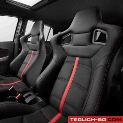 Спортни седалки 9012 - ЧЕРНО/ЧЕРВЕНО