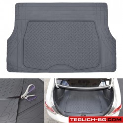 Гумена стелка за багажник универсална сива 1802 Гумена стелка за багажник универсална сива 1802
