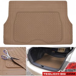Гумена стелка за багажник универсална бежова 1802 Гумена стелка за багажник универсална бежова 1802