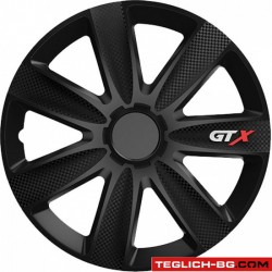 Тасове за джанти 14'' Versaco Carbon GTX - Black Тасове за джанти 14'' Versaco Carbon GTX - Black