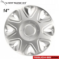 Тасове за джанти 14'' Versaco Power Silver Тасове за джанти 14'' Versaco Power Silver