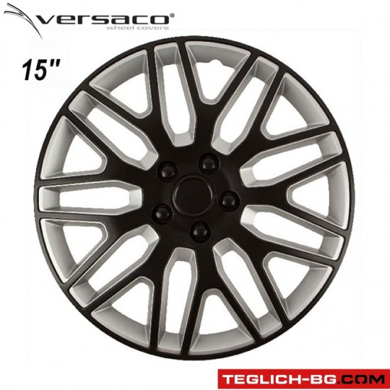 Тасове за джанти 15'' Versaco Dakar Black\Silver