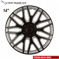 Тасове за джанти 14'' Versaco Dakar Black/Silver Тасове за джанти 14'' Versaco Dakar Black/Silver