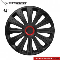Тасове за джанти 14'' Versaco Trend RR Black Тасове за джанти 14'' Versaco Trend RR Black