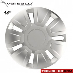 Тасове за джанти 14'' Versaco Focus Silver Тасове за джанти 14'' Versaco Focus Silver