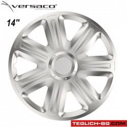 Тасове за джанти 14'' Versaco Comfort Silver Тасове за джанти 14'' Versaco Comfort Silver