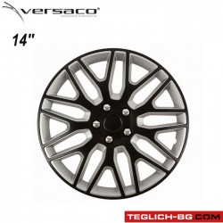 Тасове за джанти 14'' Versaco Dakar NC Black/Silver Тасове за джанти 14'' Versaco Dakar NC Black/Silver