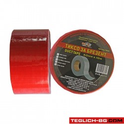 Тиксо за брезент 50мм х 10М - червено