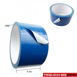 Тиксо за брезент 50мм х 10М - синьо Тиксо за брезент 50мм х 10М - синьо