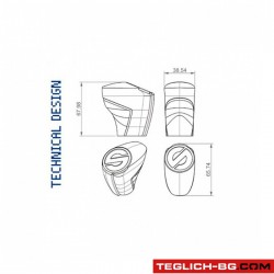 Топка скоростен лост Sparco - OPC01020000 Топка скоростен лост Sparco - OPC01020000