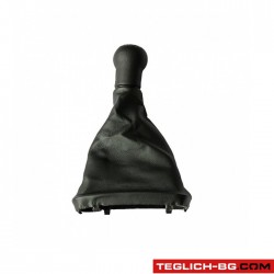 Топка за скоростен лост с маншон подходяща за Audi A6 C5 с 5 скорости - 98-01 Black Топка за скоростен лост с маншон подходяща за Audi A6 C5 с 5 скорости - 98-01 Black