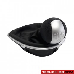 Топка за скоростен лост с маншон подходяща за Seat Altea/Leon/Toledo с 5 скорости Топка за скоростен лост с маншон подходяща за Seat Altea/Leon/Toledo с 5 скорости