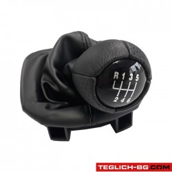 Топка за скоростен лост с маншон подходяща за Seat Leon I / Toledo II с 6 скорости Топка за скоростен лост с маншон подходяща за Seat Leon I / Toledo II с 6 скорости