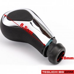 Топка за скоростен лост Peugeot 207/307/308/408 - 5 скорости - Хром Топка за скоростен лост Peugeot 207/307/308/408 - 5 скорости - Хром