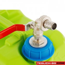 Туба за вода с пластмасов кран 63814 - 20 литра Туба за вода с пластмасов кран 63814 - 20 литра