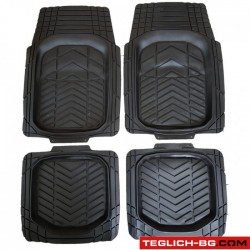 Гумени стелки универсални черни - 1702-4бр/к-т
