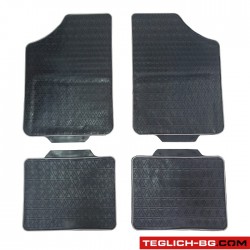 Гумени стелки универсални 2015-4бр/к-т - черни със сив кант