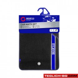 Универсални мокетни стелки Sparco - 03763BBS със синьо