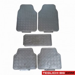 Гумени стелки универсални с алуминиев ефект 2006-5 бр/к-т ТЪМНО СИВА