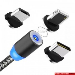 Магнитен USB кабел 3 в 1 - 2325 Магнитен USB кабел 3 в 1 - 2325