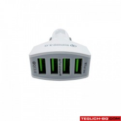 Универсално USB зарядно за кола с четири порта 2457 Универсално USB зарядно за кола с четири порта 2457