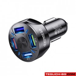 Универсално USB зарядно с 4 USB порта - 2461 Универсално USB зарядно с 4 USB порта - 2461