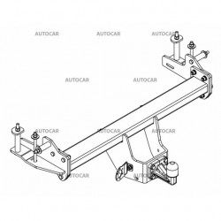 СТАЦИОНАРЕН ТЕГЛИЧ ЗА SSANGYONG MUSSO GRAND С ВИНТОВА СИСТЕМА ЗА ОСВОБОЖДАВАНЕ НА КУКАТА.