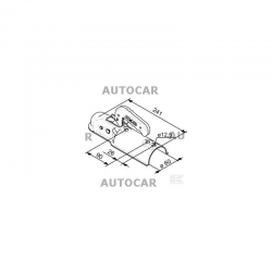 ЛАПА ЗА РЕМАРКЕ ДО 750КГ ЗА ОВАЛЕН ПРОФИЛ 60ММ ЛАПА ЗА РЕМАРКЕ ДО 750КГ ЗА ОВАЛЕН ПРОФИЛ 60ММ