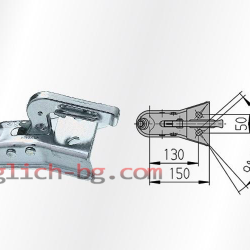 Лапа за ремарке до 750кг с веобразен захват Лапа за ремарке до 750кг с веобразен захват